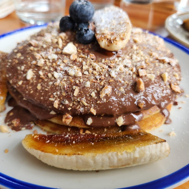 Nutella and Banana Pancakes