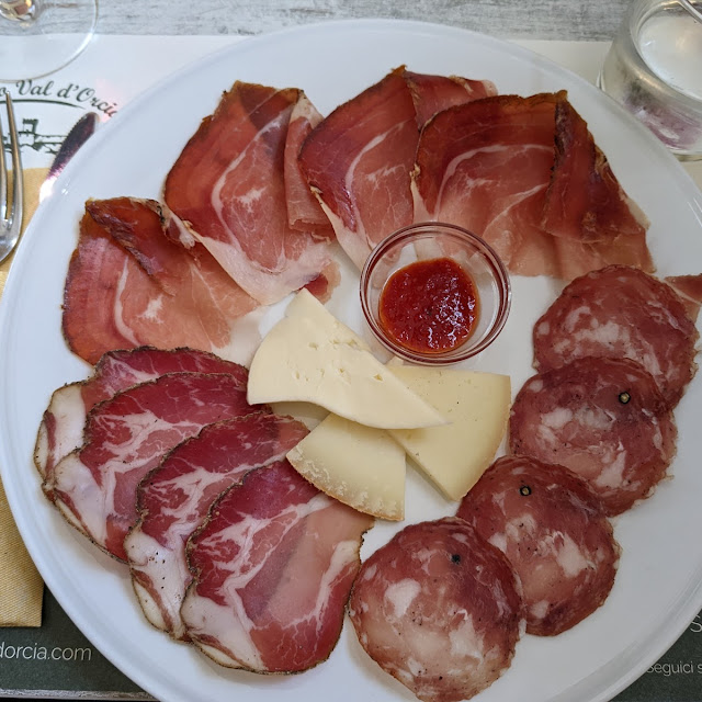 Pecorini And Salami Platter