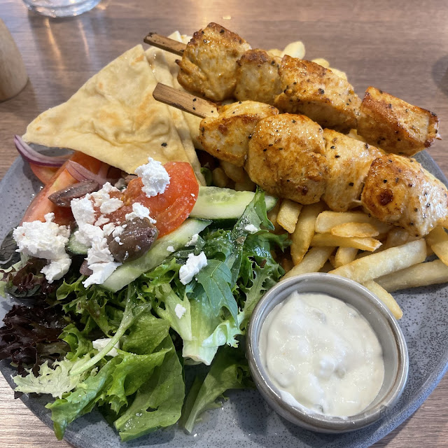 Open Chicken Souvlaki