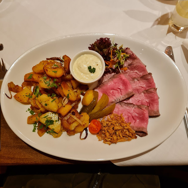 Roastbeef Mit Bratkartoffeln