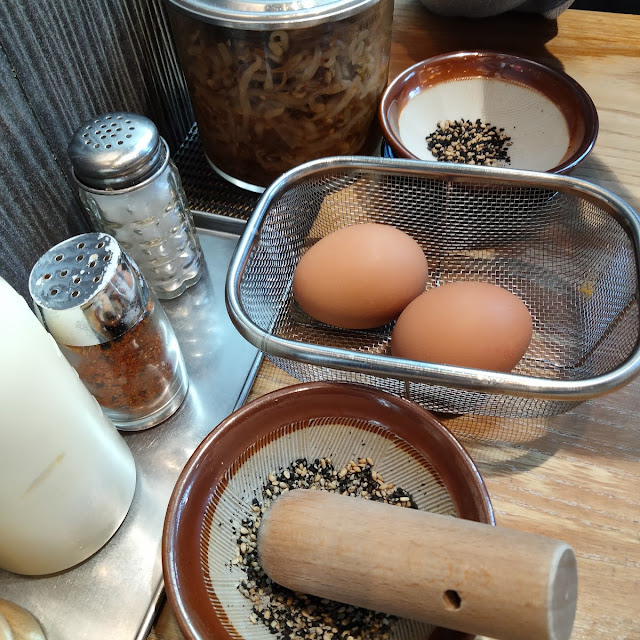 Hard Boiled Eggs and Sesame