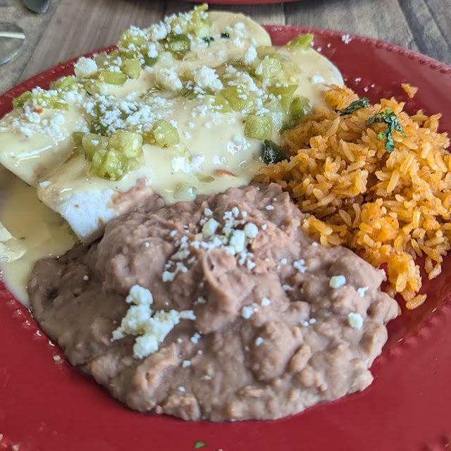 Sonoran Shrimp Enchiladas