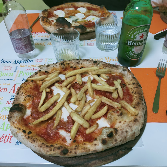 Pizza Wurstel E Patatine Fritte