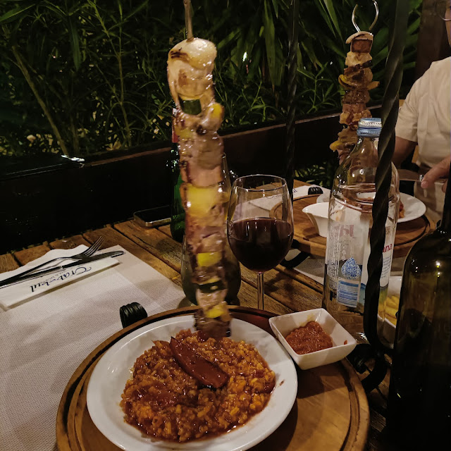Spieß Mit Risotto