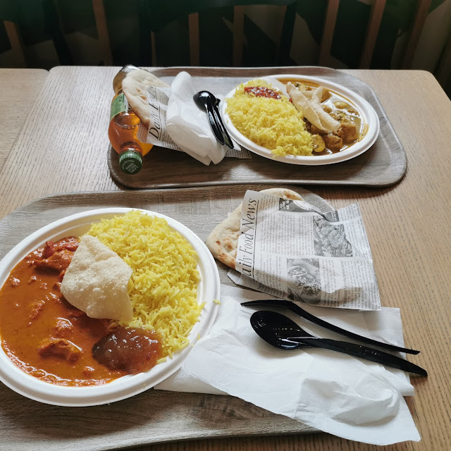 Reis Mit Curry Chicken