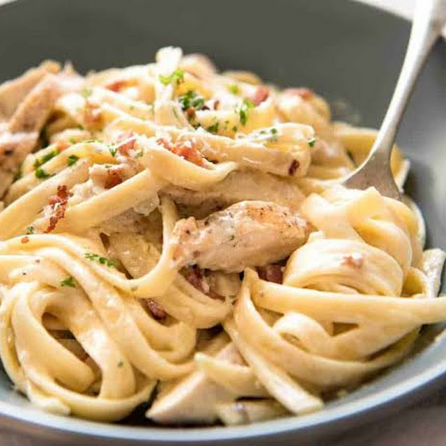 Chicken & Bacon Fettuccine