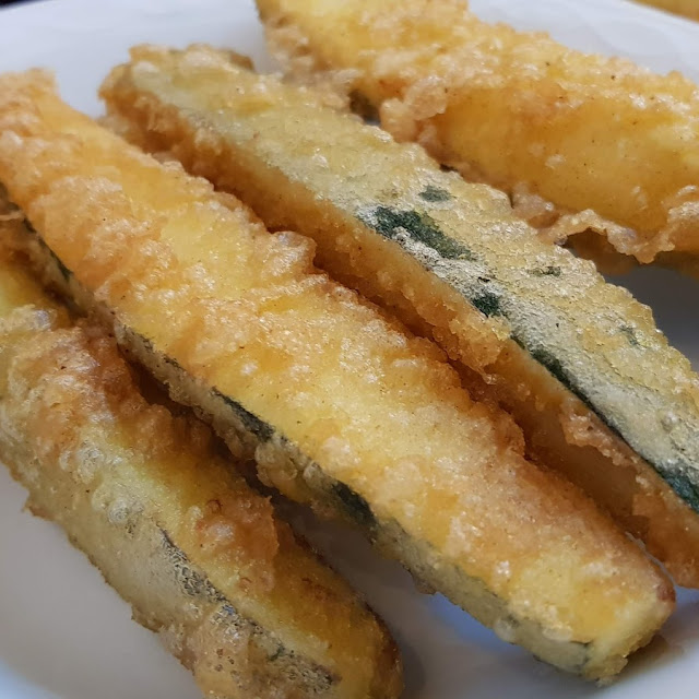 Battered Courgette