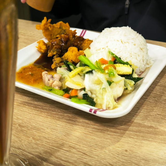 Nasi Bistik Sapi Tepung