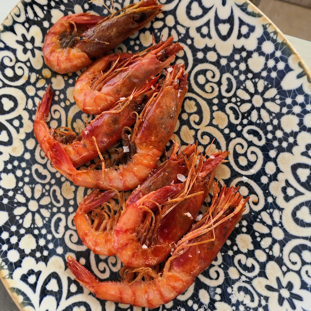 Gambas Rojas A la Plancha