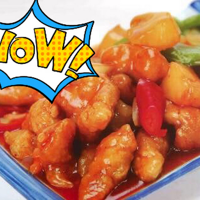 Sweet & Sour Chicken in Cantonese Style