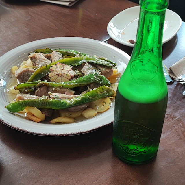 Secreto Con Pimientos Y Ajos