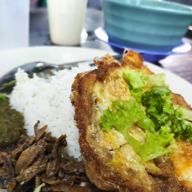Nasi Sup Daging Telur Dadar