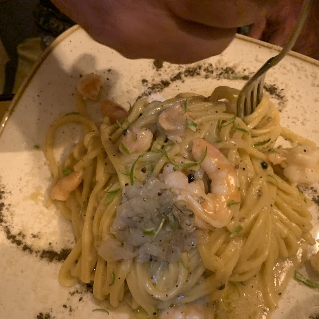 Spaghetti with Prawns