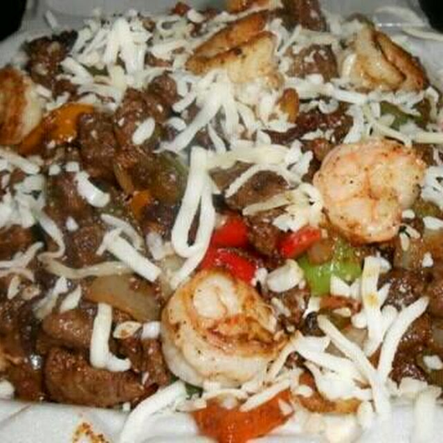 Steak Provolone with Shrimp