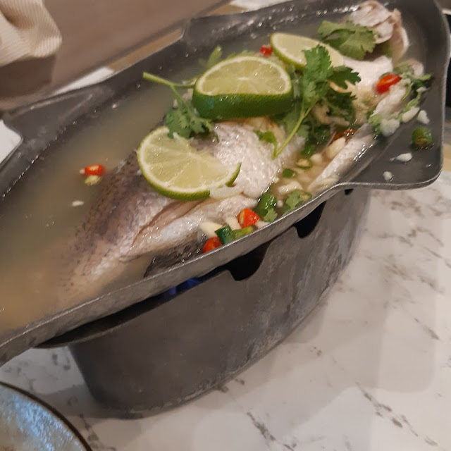 Steamed Seabass