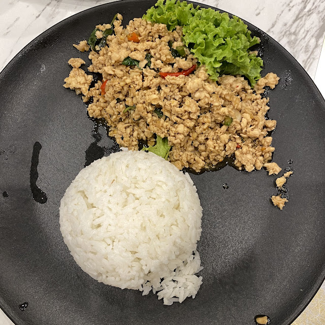 Thai Basil Chicken with Rice