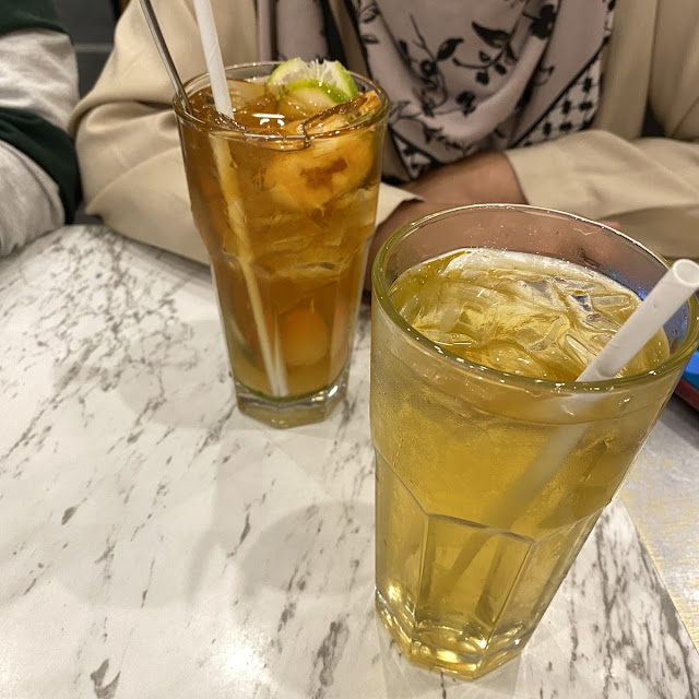 Iced Green Tea and Lychee Lime Tea