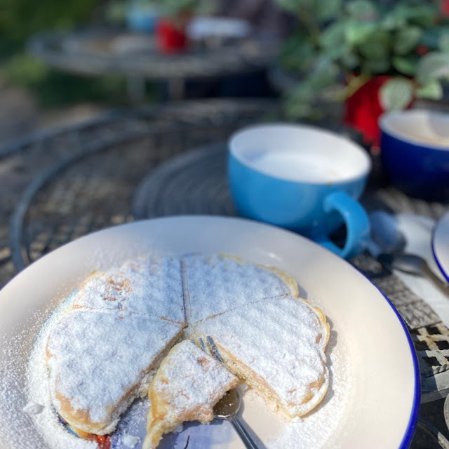 Waffel Mit Puderzucker