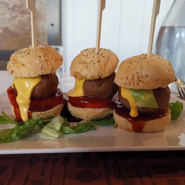 Double Meatball Burger
