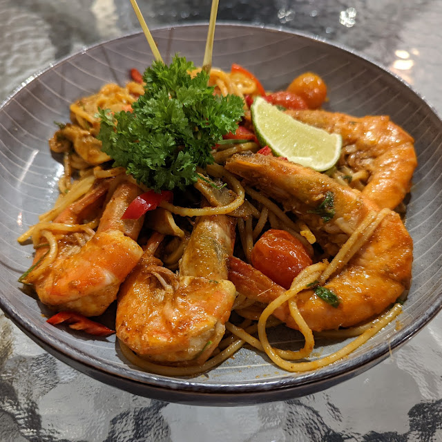 Shrimp and Spaghetti