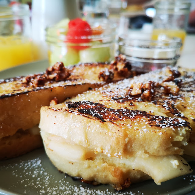 Pain Doré Aux Pommes Cheddar Et Noix Caramélisées