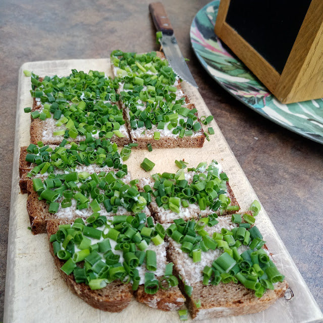 Butterbrot Mit Schnittlauch