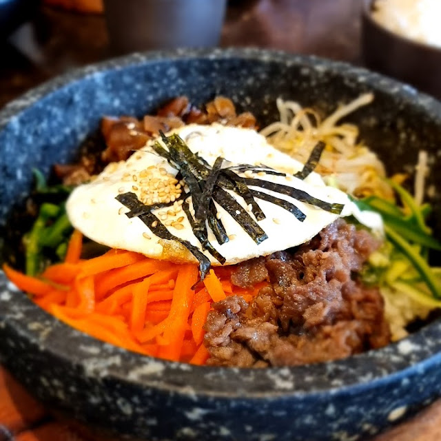 Hot Stone Bowl Bibimbap & Miso Soup