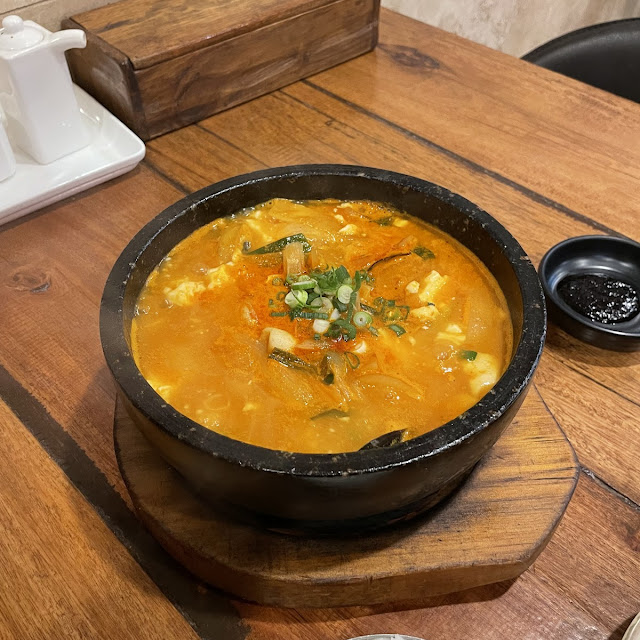 Spicy Seafood Tofu Soup