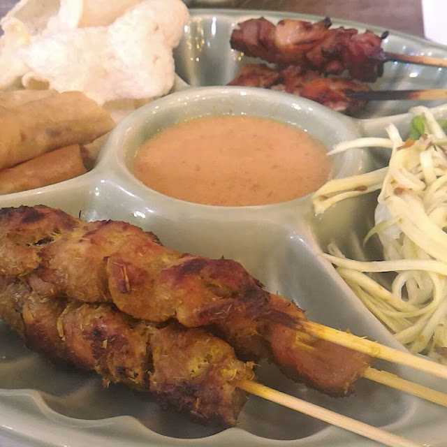 Som Tam Thai Pandan Chicken Thai Fish Cakes Fried Chicken Wings Prawn Cracker