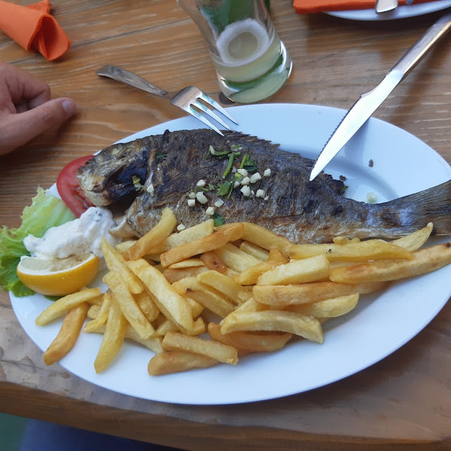Grilled Orada with Fries
