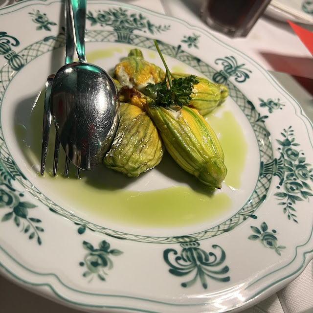 Fiori Di Zucca Ricotta E Pesto Alla Genovese