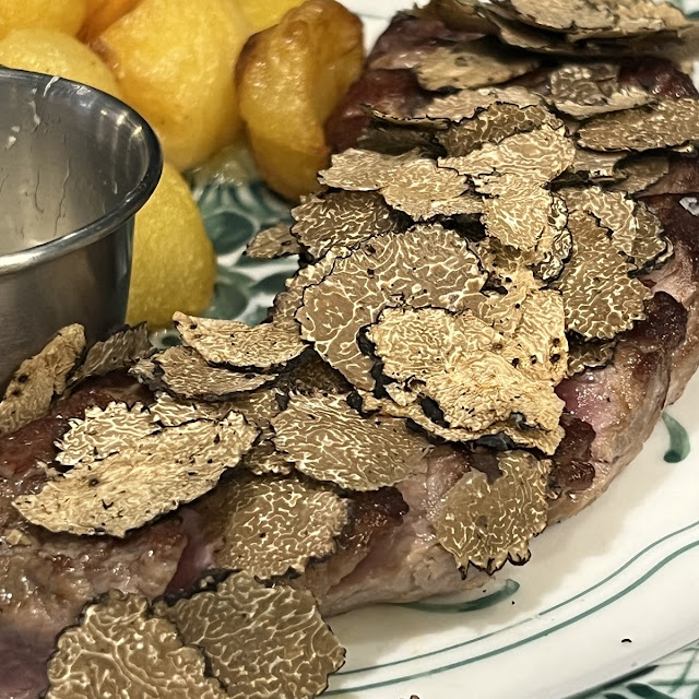 Steak with Black Truffles