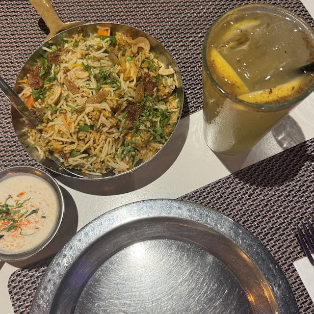 Chicken Biryani with Raita
