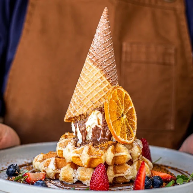 Double Stacked Waffles