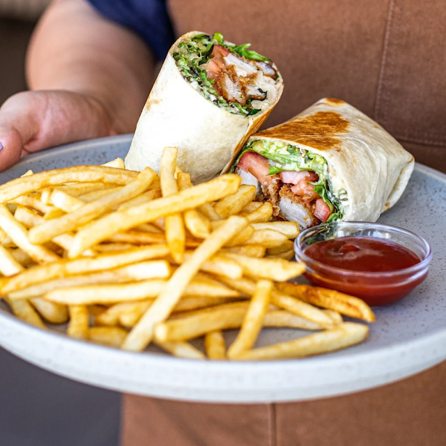 Chicken Schnitzel Wraps