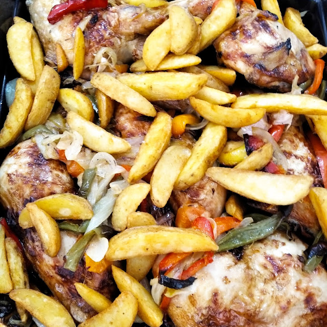 Muslos de Pollo Al Horno