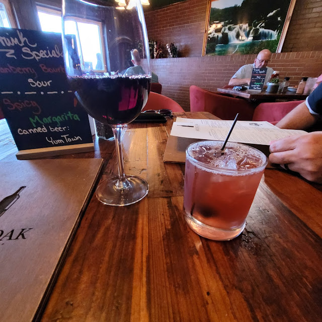 Roth Cab Sav and Cranberry Bourbon Sour