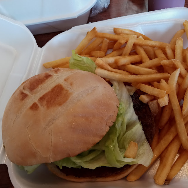 Hamburger and Fries