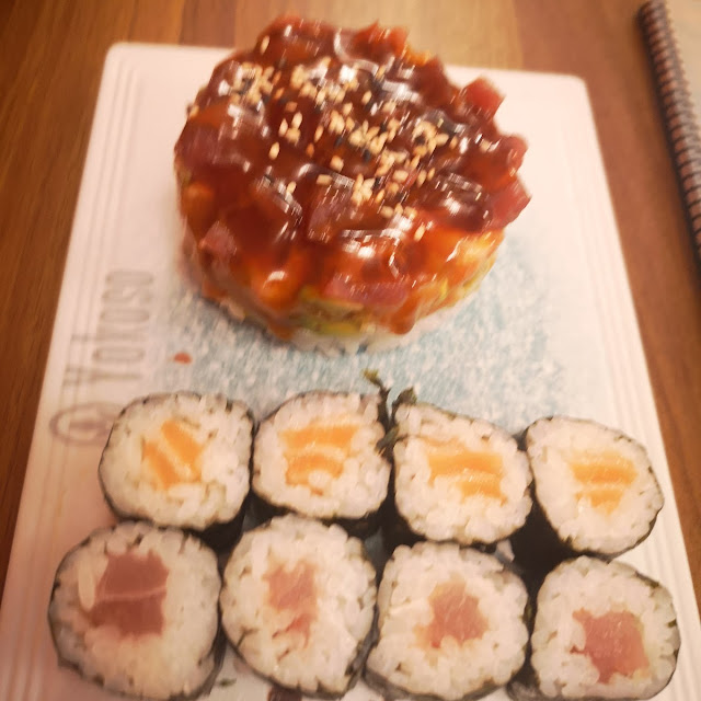 Salmon Atún Y Tartar de Salmon Y Atún