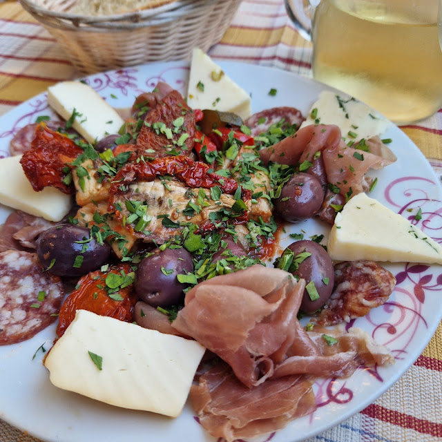 Italienisches Vorspeiseplatte