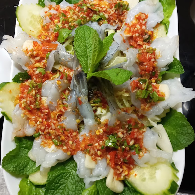 Kung Chae Nampla Prawn in Fish Sauce