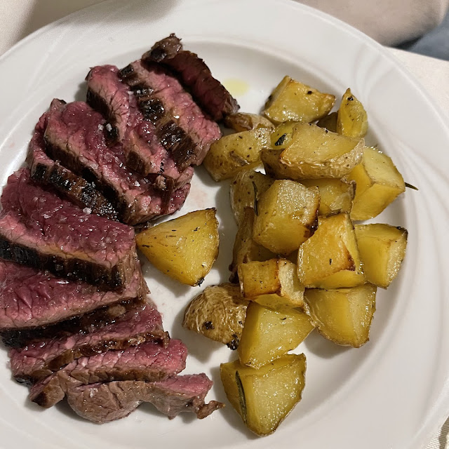 Beef Steak with Rosemary Potatoes