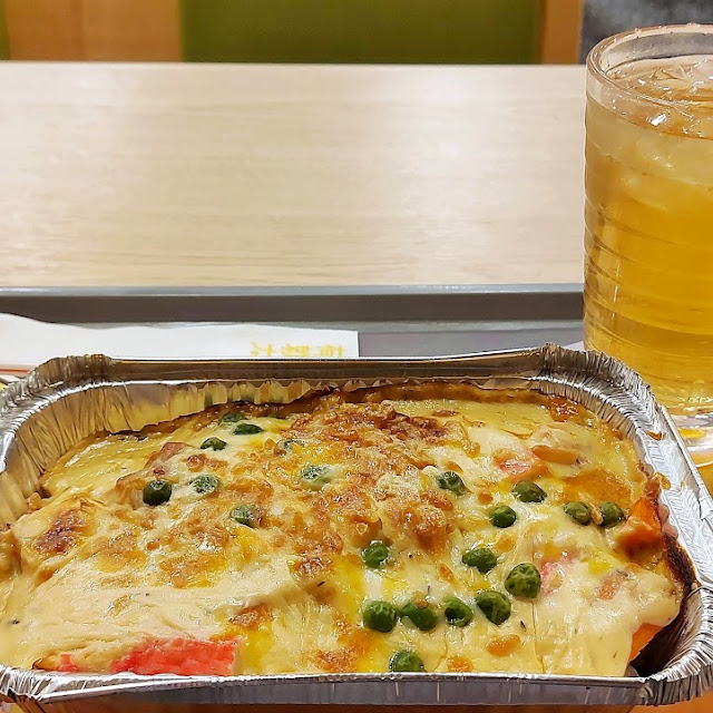 香蒜芝士汁焗海鮮飯