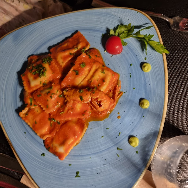 Agnolotti With Scampi Cream