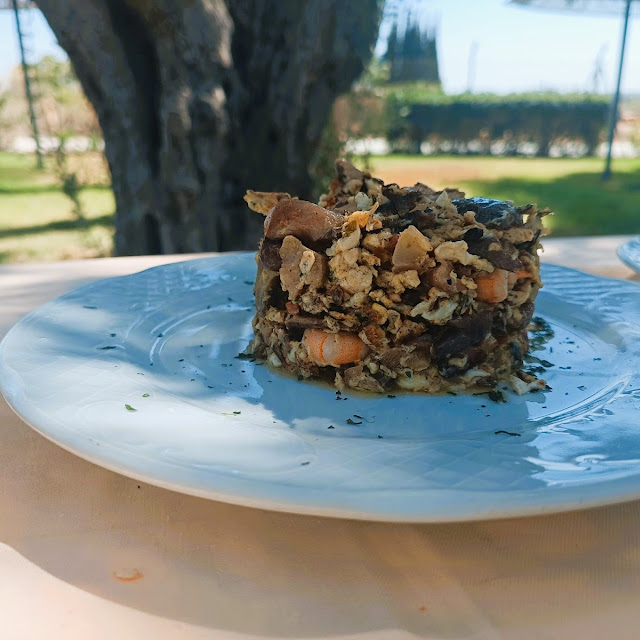 Revuelto de Langostinos Con Jamón