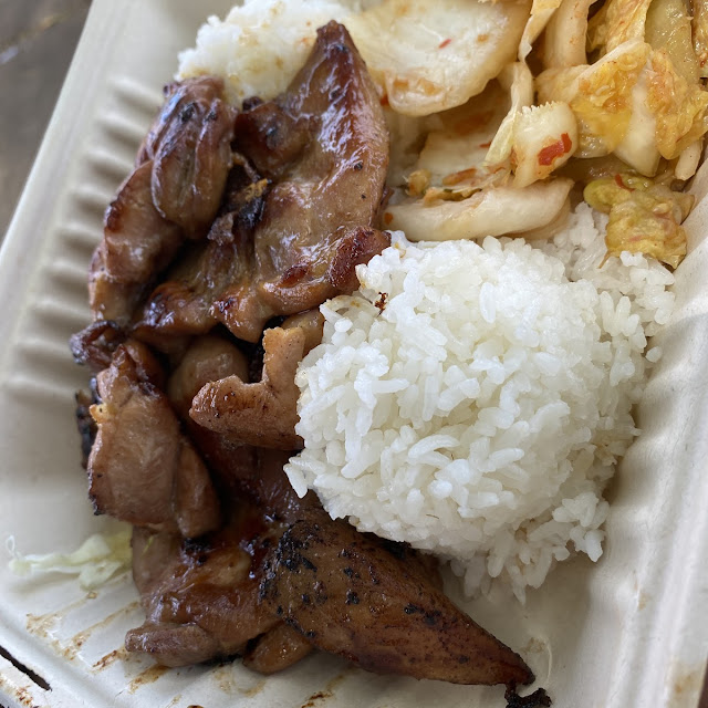 BBQ Chicken with Kimchee