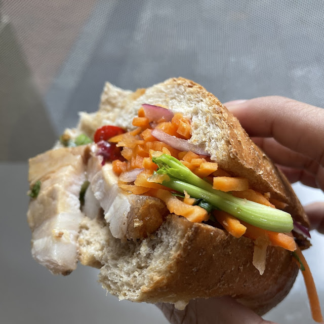 Pork Crackling - Banh MI Rolls