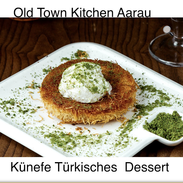 Künefe Köstliche Traditionelle Türkische Nachspeise Dessert