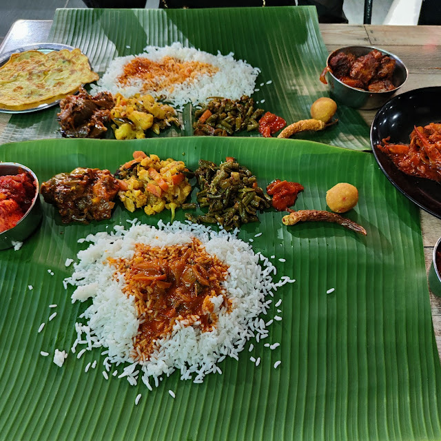 Vegetarian Banana Leaf Set