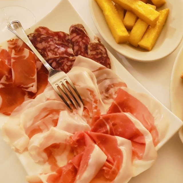 Torta Fritta Polenta Fritta Salumi Misti